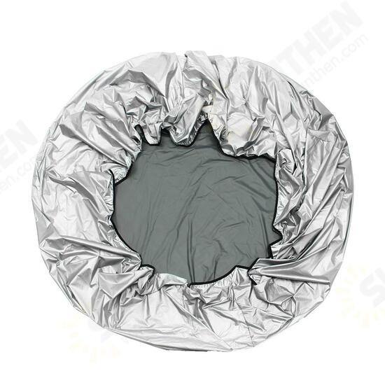 Square Hot Tub Spa Cover Cap Waterproof Protector Harsh Weather Guard Oxford Fabric Silver Square Hot Tub Spa Cover Cap Waterproof Protector Harsh Weather Guard Oxford Fabric Silver