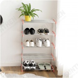 Stainless Steel Shoe Rack Multilayer Shoe Ark Dustproof Receive Shoe Shelf House Decorations Stainless Steel Shoe Rack Multilayer Shoe Ark Dustproof Receive Shoe Shelf House Decorations
