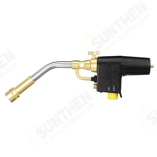 TS8000 Type High Temperature Brass Mapp Gas Torch Propane Welding Pipe With a Replaceable Brass Welding Torch Head