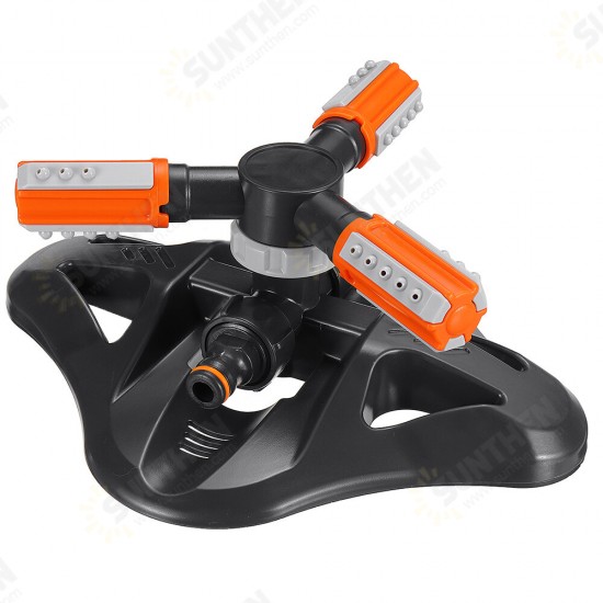Three-prong Rotating Multifunctional Omni-directional Convenient Automatic Irrigation Sprinkler with Disc Base Three-prong Rotating Multifunctional Omni-directional Convenient Automatic Irrigation Sprinkler with Disc Base
