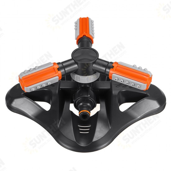 Three-prong Rotating Multifunctional Omni-directional Convenient Automatic Irrigation Sprinkler with Disc Base Three-prong Rotating Multifunctional Omni-directional Convenient Automatic Irrigation Sprinkler with Disc Base