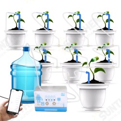 Trickle Irrigation Watering Device WIFI Remote Watering Pump Controller Indoor Plants Drip Water Pump Timer System Trickle Irrigation Watering Device WIFI Remote Watering Pump Controller Indoor Plants Drip Water Pump Timer System