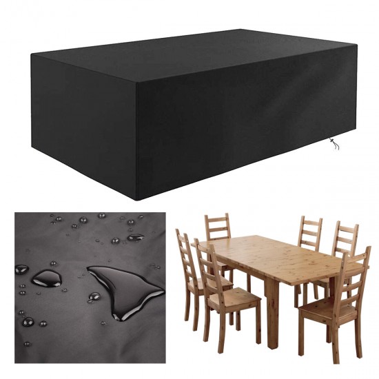 242x162x100cm Patio Garden Outdoor Furniture Set Protector Cover Table Chair Waterproof Cover