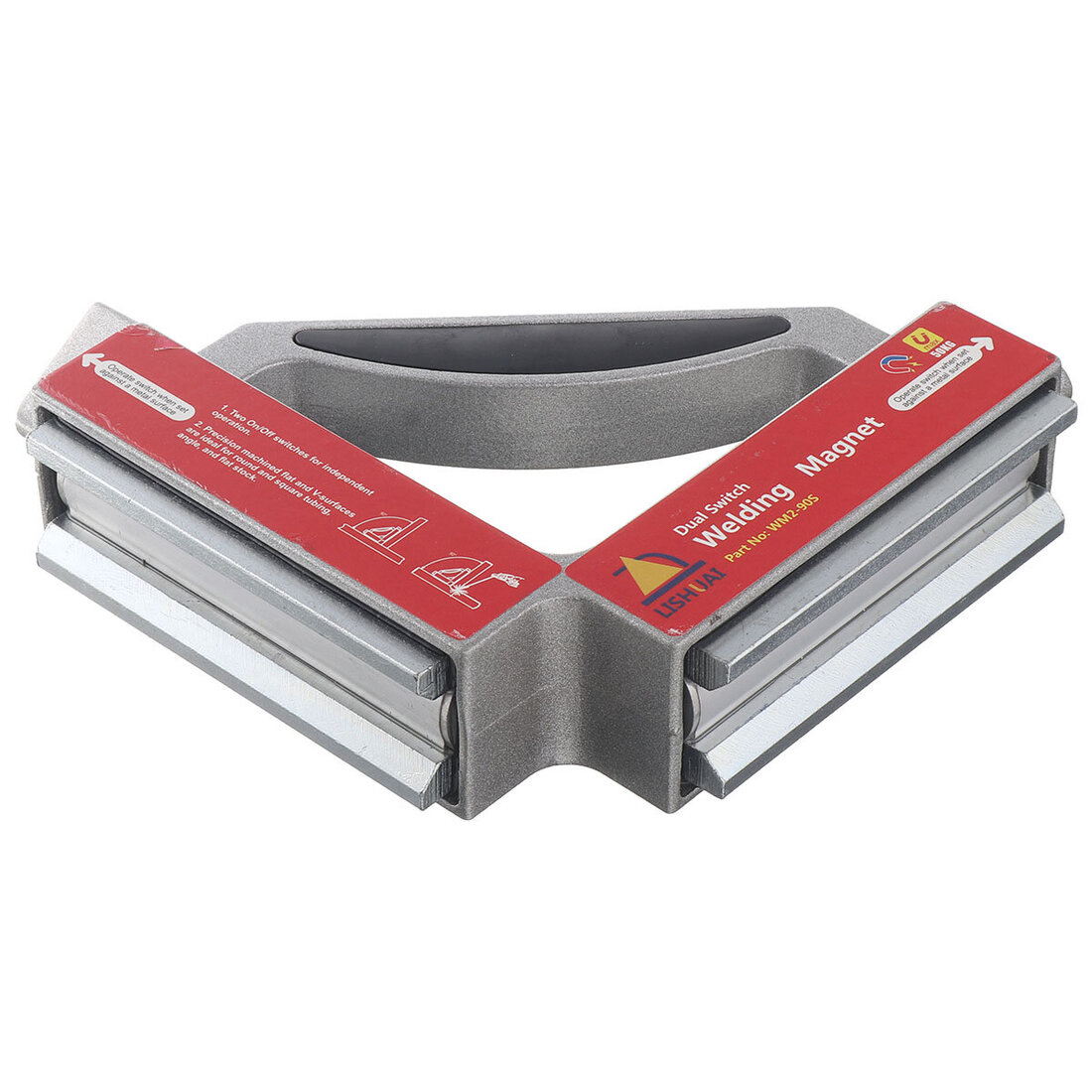 WM2-90S Double Switch Neodymium Welding Magnets Strong NdFeB Magnetic ...
