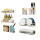 Wall Hanging Storage Shelf Rack Organizer Kitchen Dishes Spice Knife Holder Wall Hanging Storage Shelf Rack Organizer Kitchen Dishes Spice Knife Holder