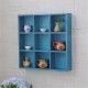 Wall Mounted Storage Shelf Wooden Hanging Shelf Wall Display Rack Holder