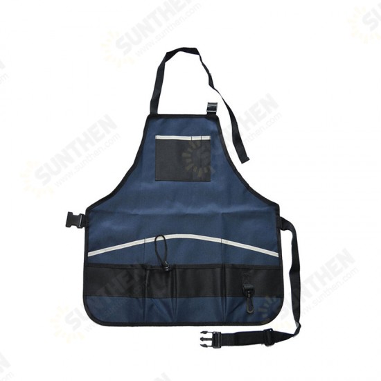 Waxed Canvas Work Apron Waterproof Pockets Garden Kitchen Tool Woodworking Cloth Waxed Canvas Work Apron Waterproof Pockets Garden Kitchen Tool Woodworking Cloth
