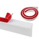 White Silicone Flexible Bathroom And Kitchen Water Stopper Water Retaining Stripe
