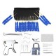 40Pcs Unlocking Practice Training Lock Key Extractor Padlock Lockpick Tool Kit