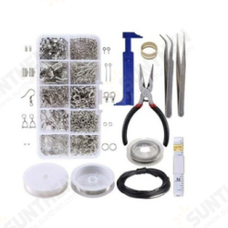 10 Grid Accessories Combination Set Open Ring Close Ring Lobster Clasp Ring Feed Ring Hand Tool Pliers 10 Grid Accessories Combination Set Open Ring Close Ring Lobster Clasp Ring Feed Ring Hand Tool Pliers