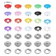 100/200 Sets DIY Press Studs Tools Kit Assorted Colors Snap Metal Sewing Buttons