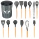 12 Pcs Silicone Kitchen Utensil Set Home Non-Stick Heat-Resistant Cookware Kit