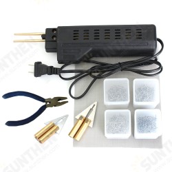 220V Australian Standard Two Pin Plug Set Includes Repair Host + 2pcs Hot Wipe Flat Head + 4 Boxes of Stapling + Pliers Car Repair Tools 220V Australian Standard Two Pin Plug Set Includes Repair Host + 2pcs Hot Wipe Flat Head + 4 Boxes of Stapling + Pliers Car Repair Tools