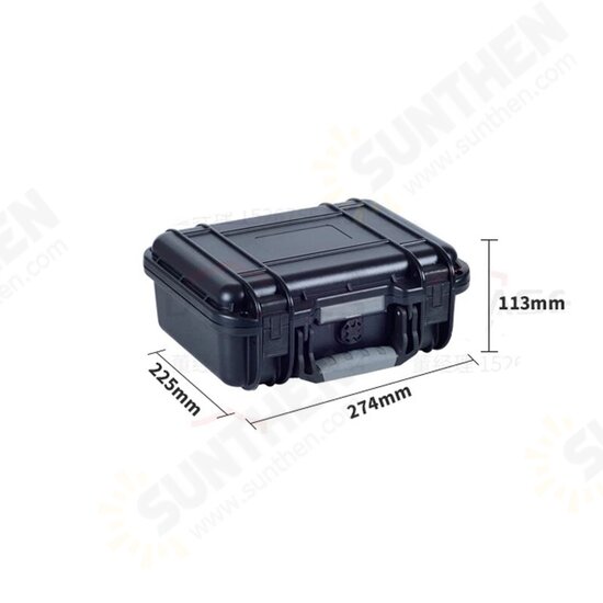 274x225x113mm ABS Plastic Safety Tool Box, Foam Sealed Tool Box