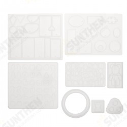 277Pcs Jewelry Silicone Mold Set DIY Craft Resin Casting Making Jewelry Pendant 277Pcs Jewelry Silicone Mold Set DIY Craft Resin Casting Making Jewelry Pendant