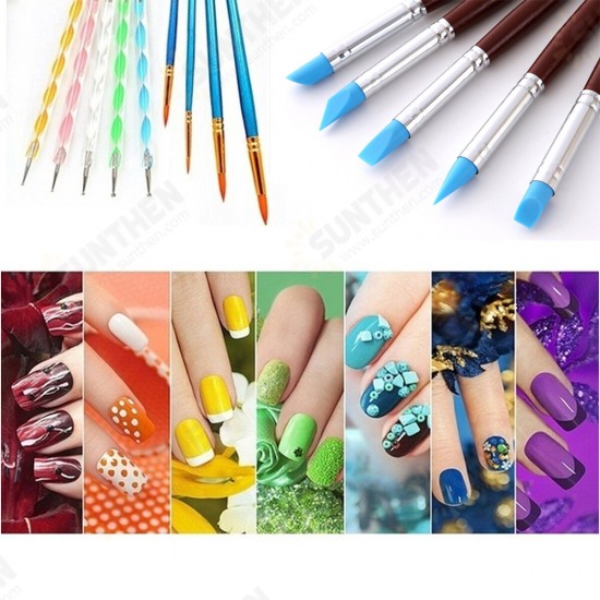 27Pcs Acrylic Spiral Bar Mould Kit Dotting Painting Tool Mandala Rocks Painting Stencils