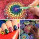 27Pcs Acrylic Spiral Bar Mould Kit Dotting Painting Tool Mandala Rocks Painting Stencils