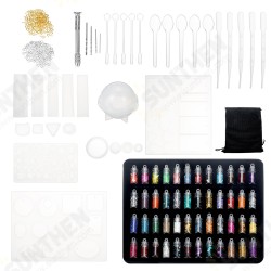285Pcs Resin Casting Molds Kit Silicone Making Jewelry DIY Pendant Craft Mould Tools Kit 285Pcs Resin Casting Molds Kit Silicone Making Jewelry DIY Pendant Craft Mould Tools Kit