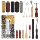 28Pcs Professional Leather Craft Working Tools Kit for Hand Sewing Tools DIY