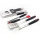 4PCS BBQ Stainless Steel Barbecue Utensils Kit Outdoor Grill Tools Brush Tong Tools Kit