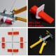 500Pcs Clips+200Pcs Wedges Tile Leveling System Spacer+Pliers