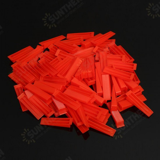 500Pcs Clips+200Pcs Wedges Tile Leveling System Spacer+Pliers