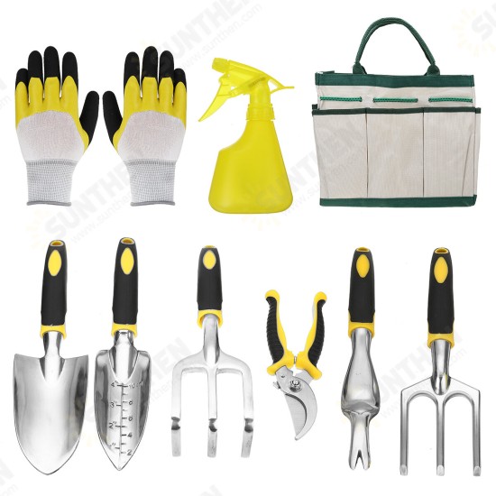 5/9PCS Garden Tool Bag Toolbag Manual Gardening Planting Hand Fork Digging Tool