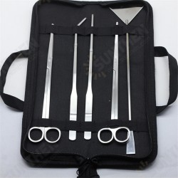 5Pcs Stainless Steel Aquarium Aquascaping Tank Aquatic Plant Fish Cutter Tweezers Tool with Pouch 5Pcs Stainless Steel Aquarium Aquascaping Tank Aquatic Plant Fish Cutter Tweezers Tool with Pouch