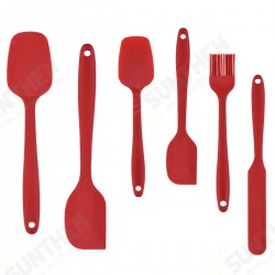 6PCS Non-Stick Rubber Spatula Set Heat-Resistant Spatula Kitchen Utensils Set Tools Kit 6PCS Non-Stick Rubber Spatula Set Heat-Resistant Spatula Kitchen Utensils Set Tools Kit