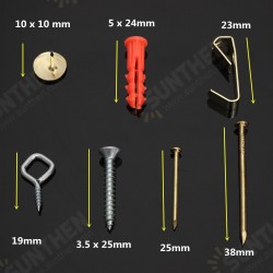73pcs Wall Anchors Wood Screw Assortment Raw Fittings Sets Tools With Box 73pcs Wall Anchors Wood Screw Assortment Raw Fittings Sets Tools With Box