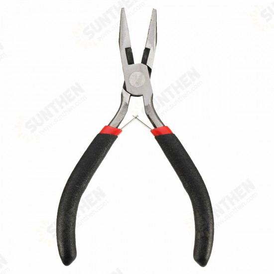 7Pcs Mini Beading Pliers Tools Round Flat Long Nose Multi Size Pliers Set