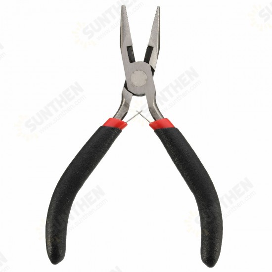 7Pcs Mini Beading Pliers Tools Round Flat Long Nose Multi Size Pliers Set