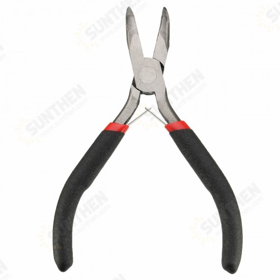 7Pcs Mini Beading Pliers Tools Round Flat Long Nose Multi Size Pliers Set