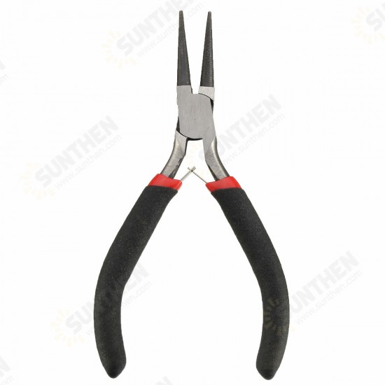 7Pcs Mini Beading Pliers Tools Round Flat Long Nose Multi Size Pliers Set