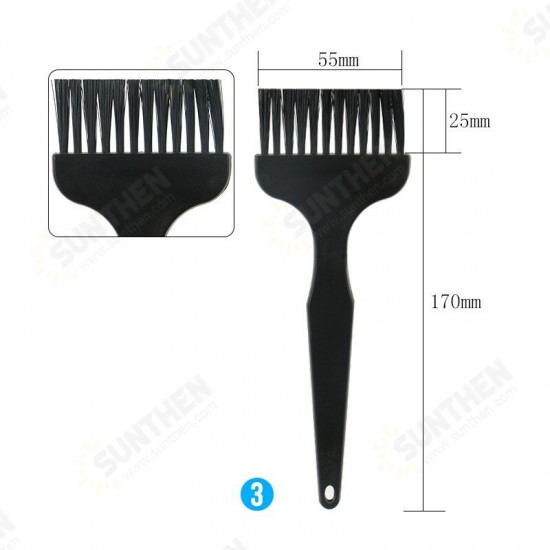 8pcs ESD Safe Anti Static Brush Set Cleaning Tool for Mobile Phone Tablet PCB BGA Repair Work