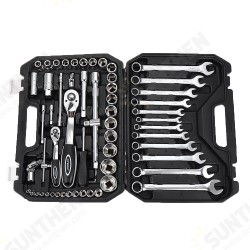 61PCS Professional Car Repair Hand Tool Set General Tool Kit with Plastic Toolbox Storage Case Socket Wrench for Auto Repair Tools 61PCS Professional Car Repair Hand Tool Set General Tool Kit with Plastic Toolbox Storage Case Socket Wrench for Auto Repair Tools