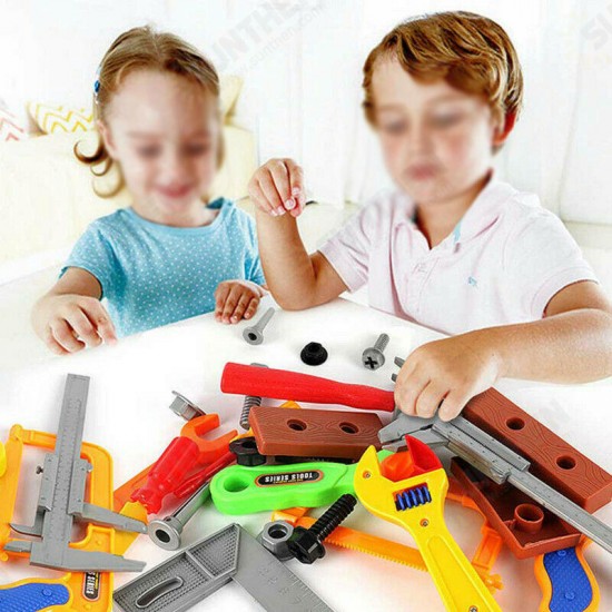 Children's Toolbox Baby Simulation Repair Tool Electric Drill Screwdriver Repair Tool Toy Set Boy Kid Toys Craftsman DIY Hand Engineer Tool