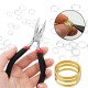 DIY Jewelry Making Findings Kit Metal Jump Rings Lobster Clasp Pliers Tool Set