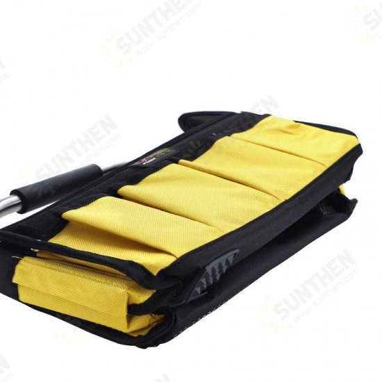 Electrician Toolkit Canvas Large Capacity Electrician Tools Organizer Repair Toolkit Storage Bag Portable Kit