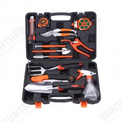 JG-A6 Aluminum Alloy Garden Tool Box Elbow Branch Shears Big Wood Saw Aluminum Alloy Shovel 12 Piece Garden Tool Set JG-A6 Aluminum Alloy Garden Tool Box Elbow Branch Shears Big Wood Saw Aluminum Alloy Shovel 12 Piece Garden Tool Set