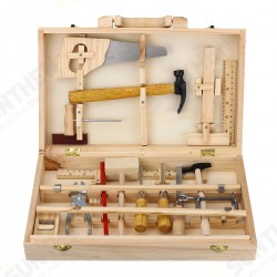 Kid Wooden Storage Toy Tool Set ToolBox DIY Educational Bench Learning Role Play Kid Wooden Storage Toy Tool Set ToolBox DIY Educational Bench Learning Role Play