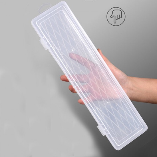 Long Tool Box 14-inches Parts Box Transparent Component Box Jewelry Gadget Storage Small Box