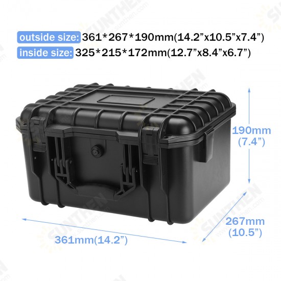 Plastic Packaging Box Waterproof Instrument Safety Protection Tool Box Box Portable Abs Waterproof Tool Box