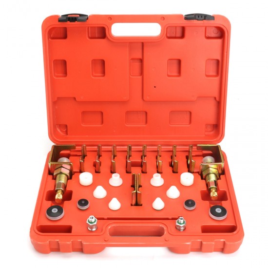 Universal A/C Flush Fitting Adapter Kit Leak Maintenance Tools Set