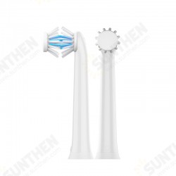 2Pcs NY Double Head Deep Clean Adult and Child Appliance Sonic Electric Toothbrush Heads 2Pcs NY Double Head Deep Clean Adult and Child Appliance Sonic Electric Toothbrush Heads