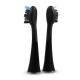 2pcs Replaceable Brush Toothbrush Heads for S Series Electric Toothbrush Black & White