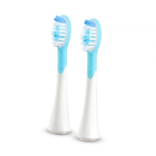 2pcs Replaceable Brush Toothbrush Heads for S Series Electric Toothbrush Black & White