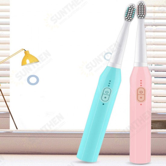 3 Brush Modes Essence Sonic Electric Wireless USB Rechargeable Toothbrush IPX7 Waterproof