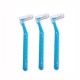 3Pcs 0.8/1.0/1.2mm Dental Care Cleaning Brush Japan L-shaped Long Handle Tooth Gap Brush Toothbrush