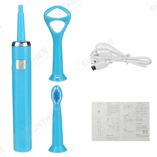 Electric Toothbrush Powerful Cleaning IPX-7 Waterproof USB Charging Toothbrush